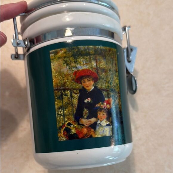 The Masterpiece Collection Ceramic Airtight Canister with Art Print - Gr… - Picture 3 of 13